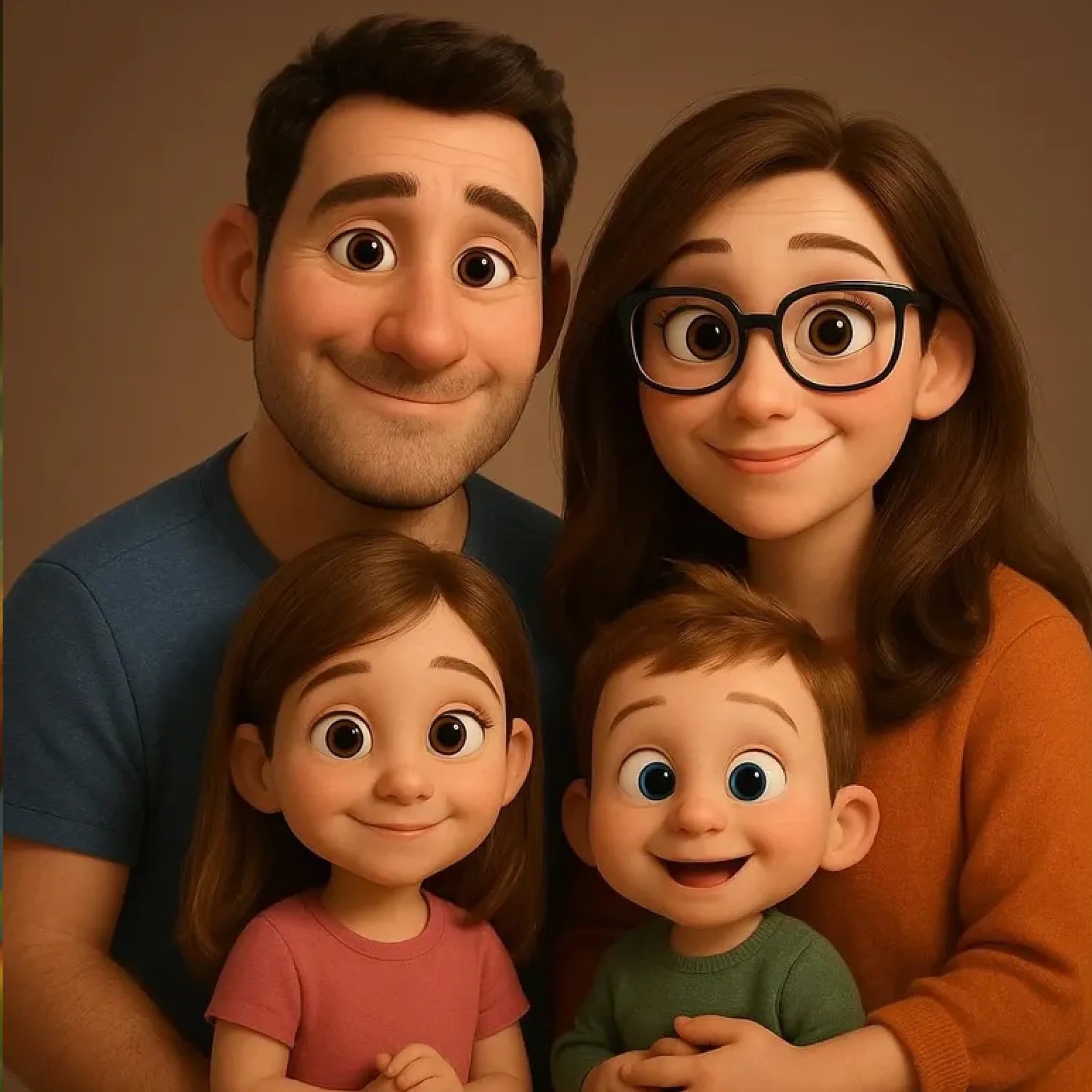 Personalized Pixar - Style Couples Illustration – Custom Cartoon Portrait from Photo as Digital Download, Wall Art, Pillow, Mug, Blanket, Beach Towel, Keychain, Desk Sign & More 1062402 - DiyGiftly