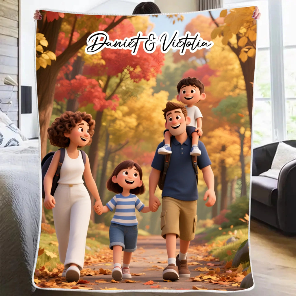 Personalized Pixar - Style Couples Illustration – Custom Cartoon Portrait from Photo as Digital Download, Wall Art, Pillow, Mug, Blanket, Beach Towel, Keychain, Desk Sign & More 1062402 - DiyGiftly