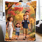 Personalized Pixar - Style Couples Illustration – Custom Cartoon Portrait from Photo as Digital Download, Wall Art, Pillow, Mug, Blanket, Beach Towel, Keychain, Desk Sign & More 1062402 - DiyGiftly