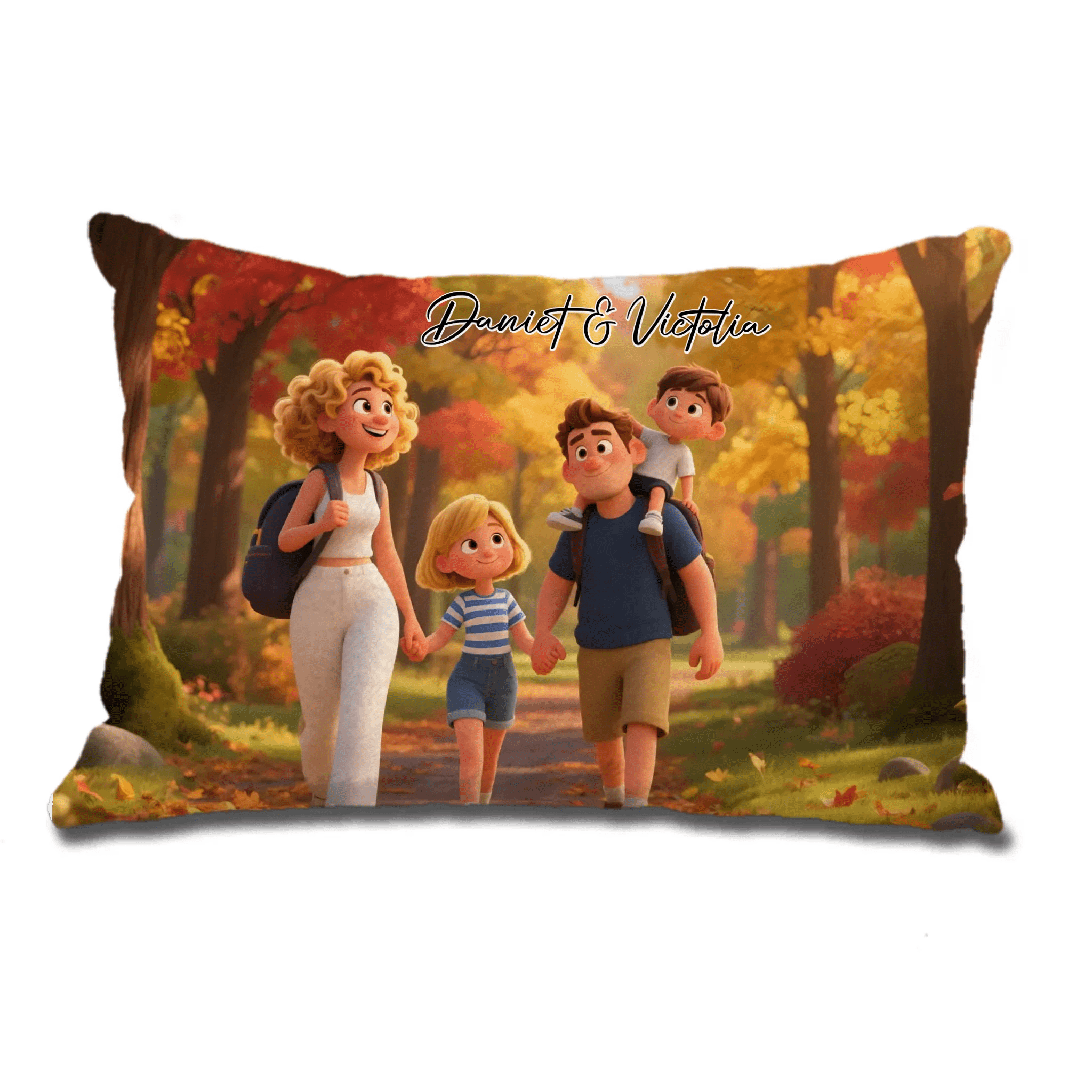 Personalized Pixar - Style Couples Illustration – Custom Cartoon Portrait from Photo as Digital Download, Wall Art, Pillow, Mug, Blanket, Beach Towel, Keychain, Desk Sign & More 1062402 - DiyGiftly