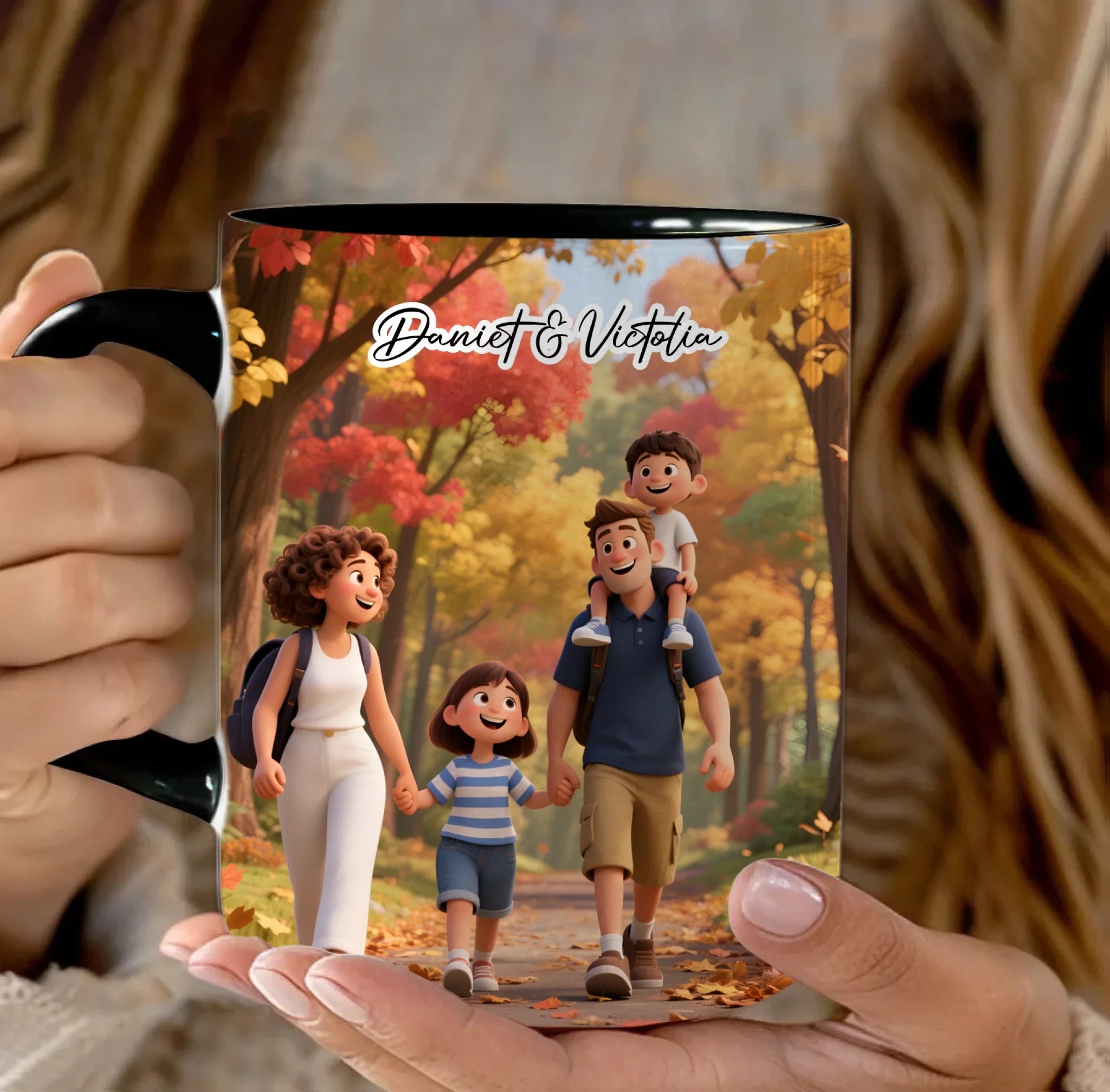 Personalized Pixar - Style Couples Illustration – Custom Cartoon Portrait from Photo as Digital Download, Wall Art, Pillow, Mug, Blanket, Beach Towel, Keychain, Desk Sign & More 1062402 - DiyGiftly