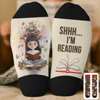 Personalized Reader’s Crew Socks – Unique Book Lover Gift – Saved in My Heart’s Bookmark 1056484 - 1057402 - DiyGiftly
