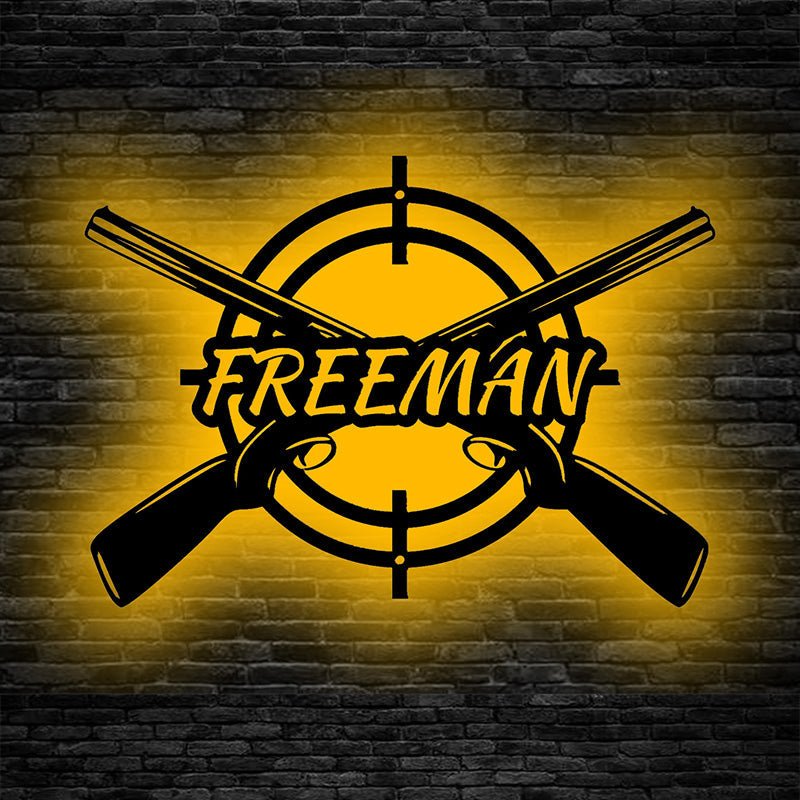 Personalized Rifle Metal Tags – Custom Engraved Gun Tags, Hunting Rifle Nameplates, Military Style Shooting Accessories, Unique Gift for Hunters and Gun Enthusiasts 09594624 - DiyGiftly