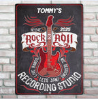 Personalized - Rock & Roll - Metal Sign 751996 - 752859 - DiyGiftly