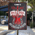 Personalized - Rock & Roll - Metal Sign 751996 - 752859 - DiyGiftly