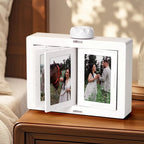 Personalized Rotating Photo Frame Carousel Custom Photo Desktop Photo Reel Flip & Spin Photo Box Valentines Gift Anniversary GIft - DiyGiftly