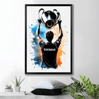 Personalized Soccer Player Poster - Soccer Poster CHAMPIONS LEAGUE 739500 - 739533 - DiyGiftly