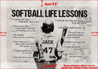 Personalized Softball Life Lessons Poster - Gift For Softball Lovers 748380 - 748406 - DiyGiftly