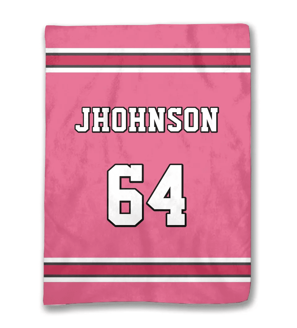 Personalized Sports Jersey Blanket - Custom Name Blanket - Basketball Blanket 747787 - DiyGiftly