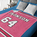 Personalized Sports Jersey Blanket - Custom Name Blanket - Basketball Blanket 747787 - DiyGiftly