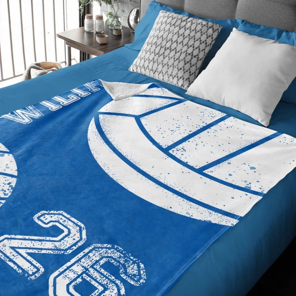 Personalized Sports team blanket with Name - Custom blanket gift - Birthday gift 747820 - DiyGiftly
