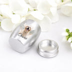 Pet Urn Personalized Design Dog Remembrance Gift for Loss of Dog Black