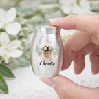 Gold Personalized Design Pet Urn Dog Remembrance Gift for Loss of Dog