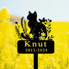 Personalized Starry Cat Memorial Custom Pet Grave Marker Outdoor Garden Memorial Decoration 34101248 - DiyGiftly