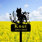 Personalized Starry Cat Memorial Custom Pet Grave Marker Outdoor Garden Memorial Decoration 34101248 - DiyGiftly