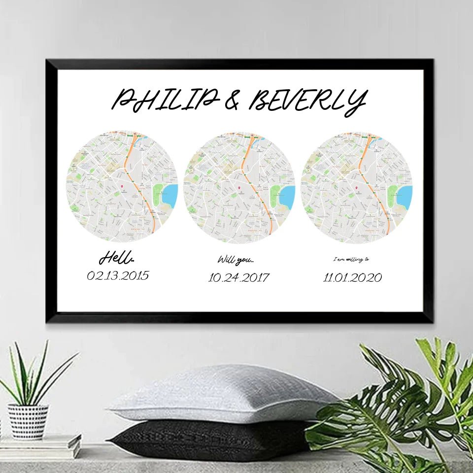 Personalized Text Background Canvas Add your names, a specialmessage, or a significant date to make the artwork uniquelyyours 740601 - 740602 - DiyGiftly