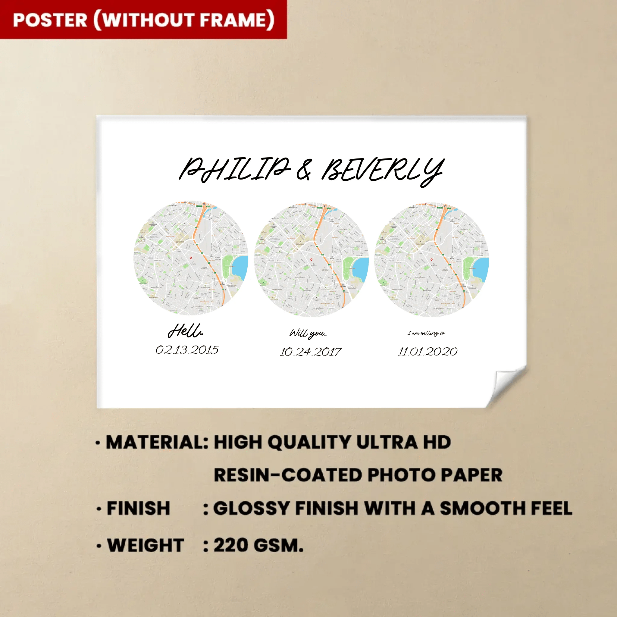 Personalized Text Background Canvas Add your names, a specialmessage, or a significant date to make the artwork uniquelyyours 740601 - 740602 - DiyGiftly