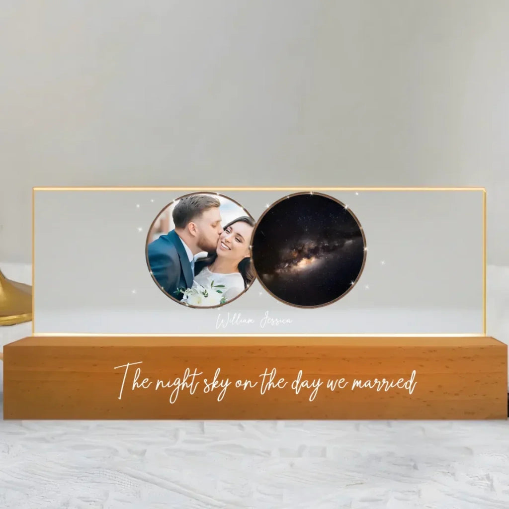 Personalized The Night We Met Star Map Acrylic Plaque, Wedding Gift, Anniversary Gift For Couple 745613 - 745706 - DiyGiftly
