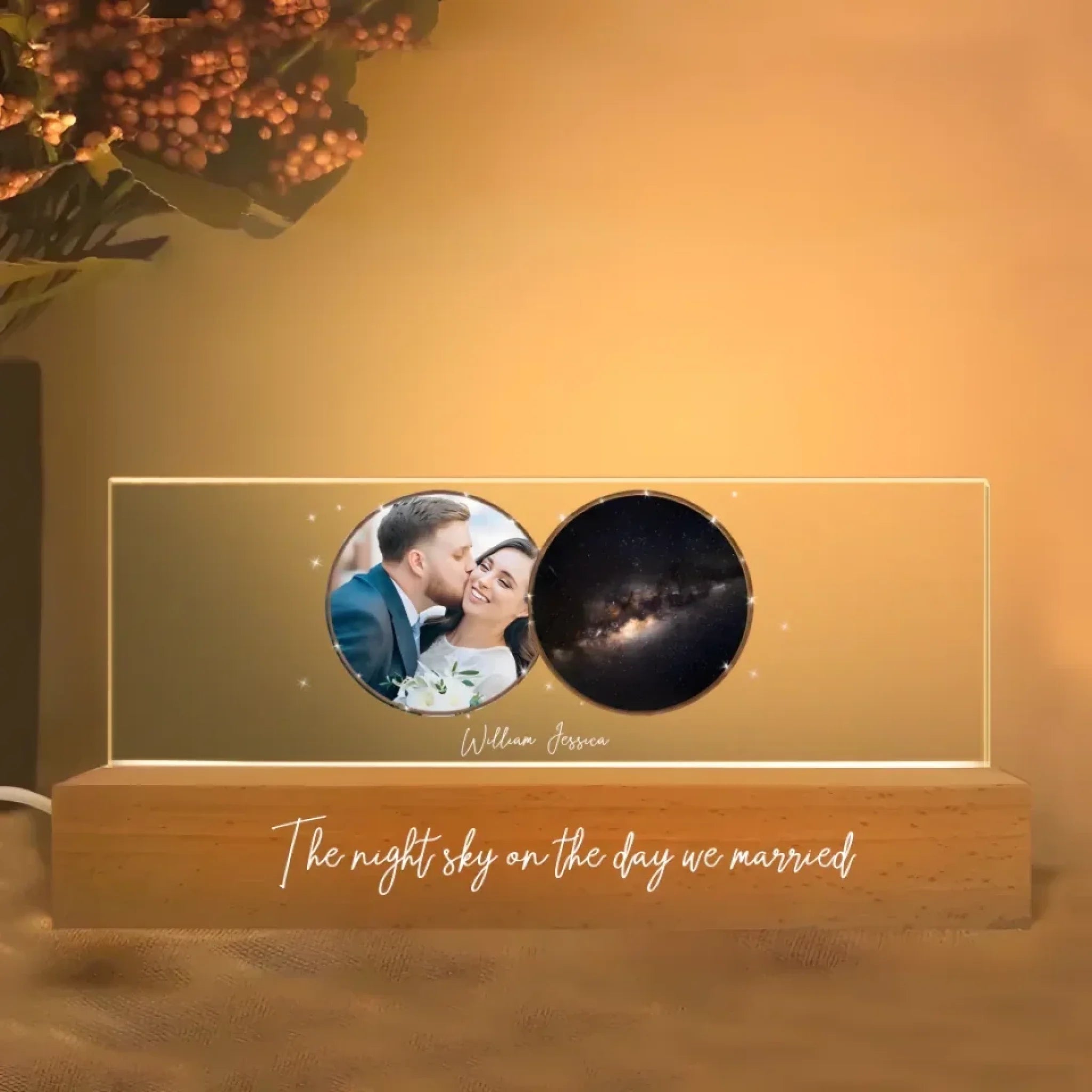Personalized The Night We Met Star Map Acrylic Plaque, Wedding Gift, Anniversary Gift For Couple 745613 - 745706 - DiyGiftly