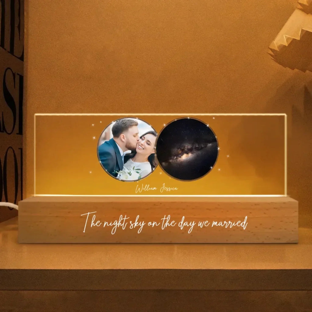 Personalized The Night We Met Star Map Acrylic Plaque, Wedding Gift, Anniversary Gift For Couple 745613 - 745706 - DiyGiftly