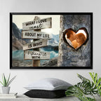 Personalized Unique Couple’s Gift Rustic Tree Carving What I Love Most Canvas Wall Art 762103 - DiyGiftly