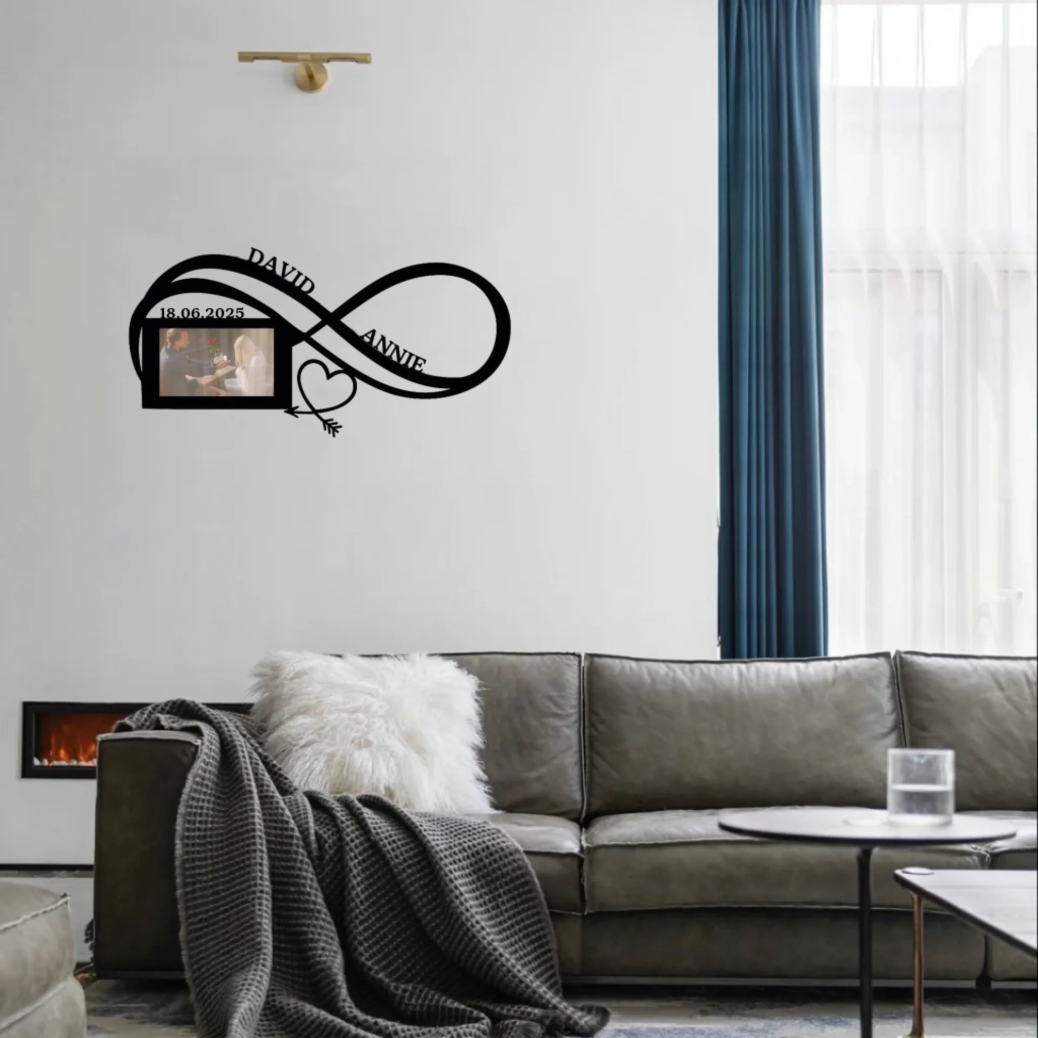 Personalized Unlimited Logo Photo Frame Metal Wall Lamp – Custom LED Light Sign for Home, Office, Business, Storefronts & Creative Spaces – Unique Modern Metal Wall Decor with Custom Logo, Image or Text 1083442 - DiyGiftly