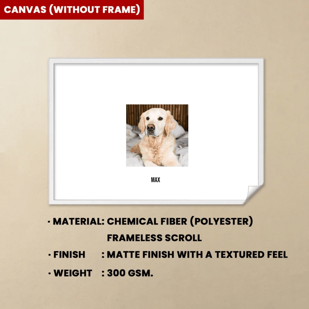 Personalized Upload Photo Dog Memorial In Loving Memory Wall Decor Sympathy Gift Ideas For Loss of Pet Poster 715613 - 715726 - DiyGiftly