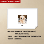 Personalized Upload Photo Dog Memorial In Loving Memory Wall Decor Sympathy Gift Ideas For Loss of Pet Poster 715613 - 715726 - DiyGiftly