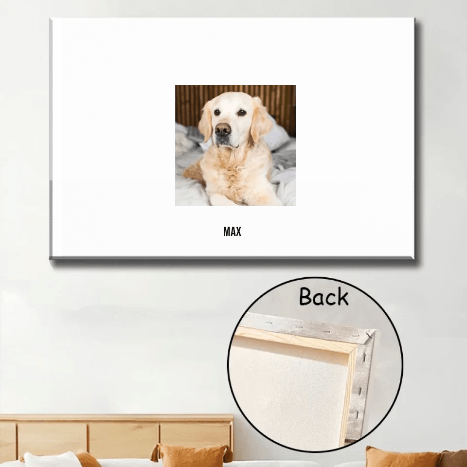 Personalized Upload Photo Dog Memorial In Loving Memory Wall Decor Sympathy Gift Ideas For Loss of Pet Poster 715613 - 715726 - DiyGiftly