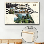 Personalized US Military Photo Collage Poster - Gift For Veterans, Soldiers 745075 - 745642 - DiyGiftly