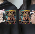 Personalized Vintage Camping And Girl Accent Mug 761187 - DiyGiftly