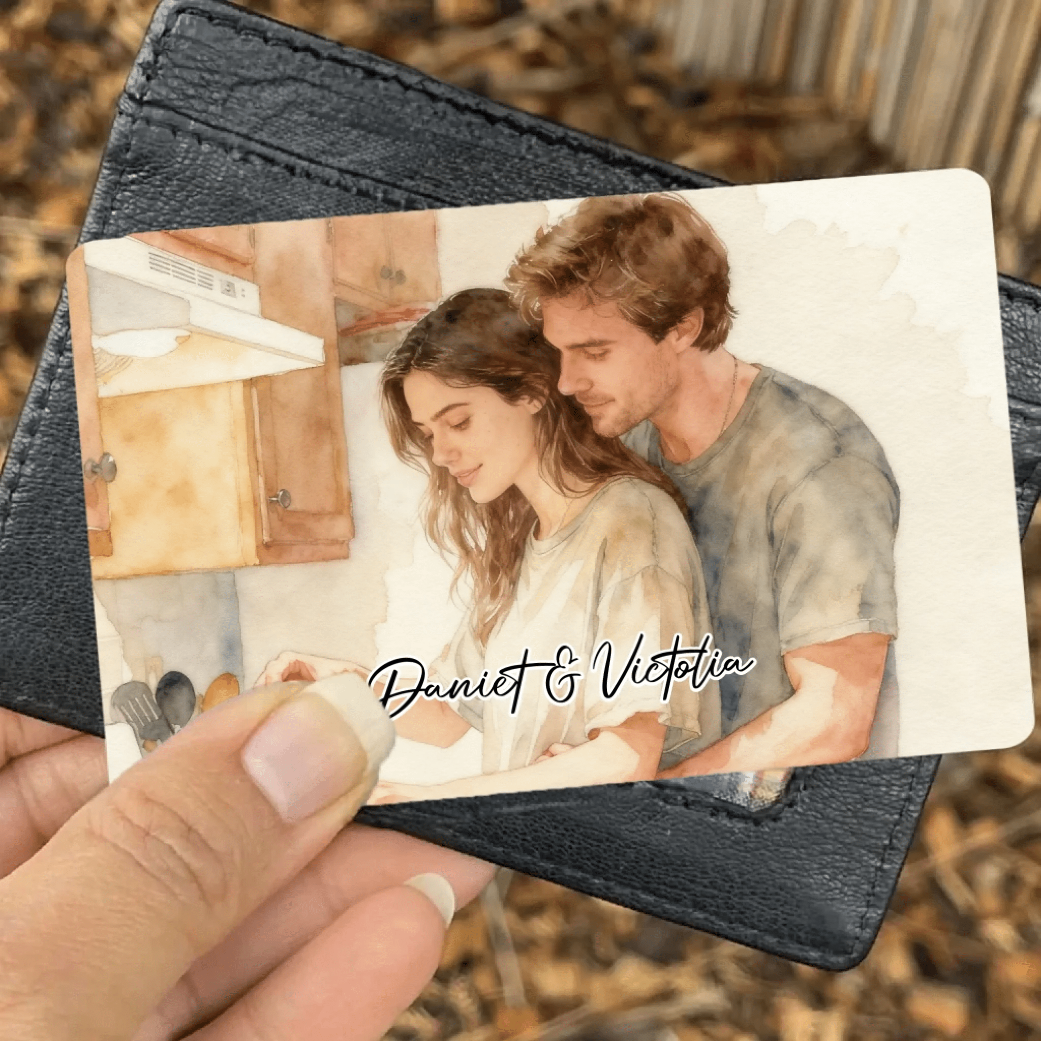 Personalized Watercolor Style Illustration - Custom Couples Portrait – Custom Cartoon Portrait from Photo as Digital Download, Wall Art, Pillow, Mug, Blanket, Beach Towel, Keychain, Desk Sign & Morer 1065089 - DiyGiftly