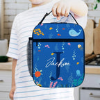 Personalized Whale Jellyfish Marine Life Insulated Lunch Bag with Name Portable Back to School Picnic Birthday Gift for Kids 29119232 - DiyGiftly