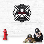 Personalized Wildland Firefighter Metal Sign Custom Fire Department Wall Art Gift for Firemen 94025984 - DiyGiftly