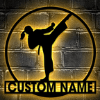Personalized Women's Taekwondo Sign Light – Custom LED Wall Decor for Home Gym, Martial Arts Studio & Unique Gifts for Female Taekwondo Practitioners 95023616 - DiyGiftly