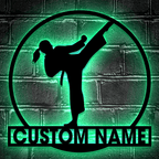 Personalized Women's Taekwondo Sign Light – Custom LED Wall Decor for Home Gym, Martial Arts Studio & Unique Gifts for Female Taekwondo Practitioners 95023616 - DiyGiftly