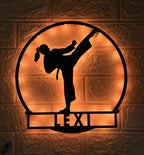 Personalized Women's Taekwondo Sign Light – Custom LED Wall Decor for Home Gym, Martial Arts Studio & Unique Gifts for Female Taekwondo Practitioners 95023616 - DiyGiftly