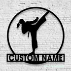 Personalized Women's Taekwondo Sign Light – Custom LED Wall Decor for Home Gym, Martial Arts Studio & Unique Gifts for Female Taekwondo Practitioners 95023616 - DiyGiftly