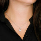 Personalized Your Age Message Card with Necklace Gift for Birthday - DiyGiftly