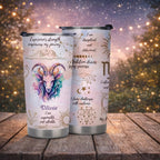 Personalized Zodiac Sign Constellation 20oz Tumbler - Custom Name Affirmation Coffee Cup - Unique Birthday Astrology Gift for Family and Friends 1107637 - DiyGiftly