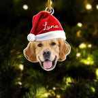 Pet Funny Christmas Face - Personalized Pet Photo Ornament 681085 - 681435 - DiyGiftly