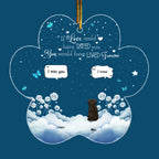 ornament personalized design loss of dog gift hanging keepsake design preview