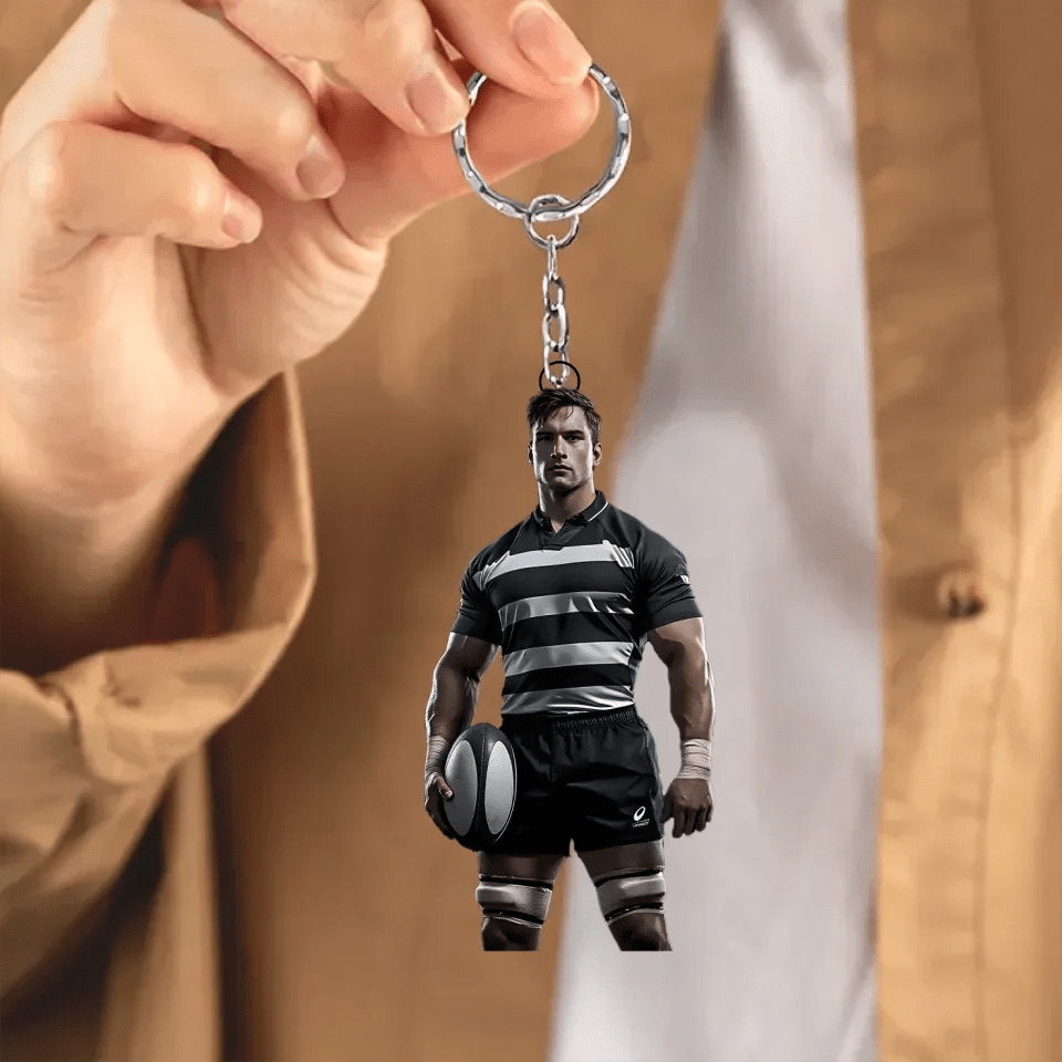 Photo Ornament - Rugby gift for son - Personalized Ornament 737731 - DiyGiftly