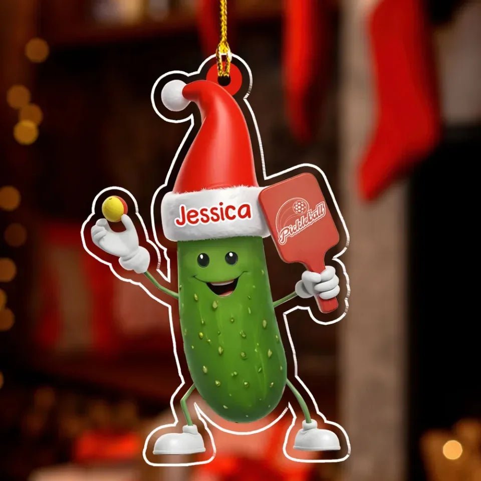 Pickleball Custom Name - Personalized Custom Acrylic Ornament 720693 - DiyGiftly