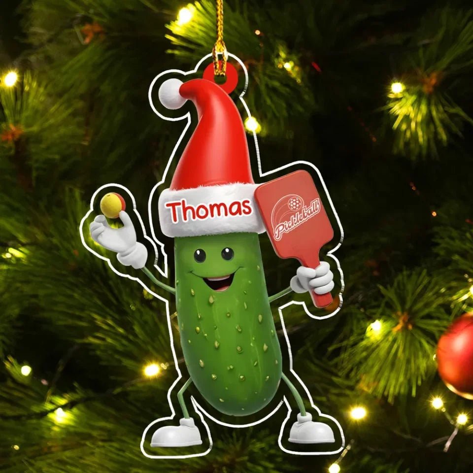 Pickleball Custom Name - Personalized Custom Acrylic Ornament 720693 - DiyGiftly