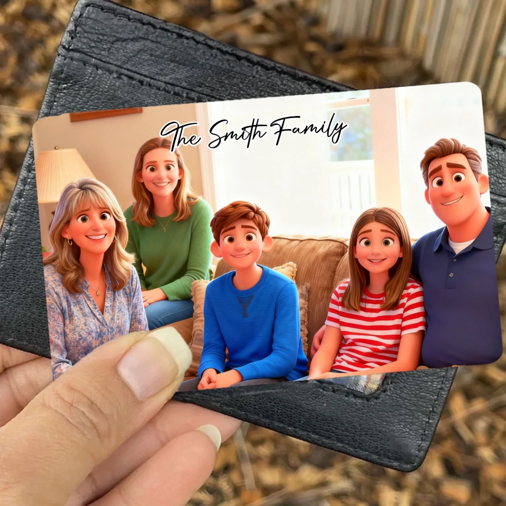 Pixar - Style Portrait from Photo – Custom Family Digital 3D Artwork Gift – Custom Cartoon Portrait from Photo as Digital Download, Wall Art, Pillow, Mug, Blanket, Beach Towel, Keychain, Desk Sign & More 1062413 - 2 - DiyGiftly