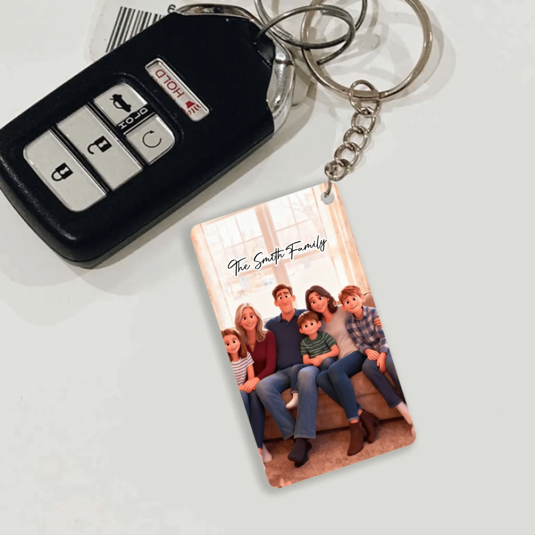 Pixar - Style Portrait from Photo – Custom Family Digital 3D Artwork Gift – Custom Cartoon Portrait from Photo as Digital Download, Wall Art, Pillow, Mug, Blanket, Beach Towel, Keychain, Desk Sign & More 1062413 - 2 - DiyGiftly