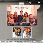 Pixar - Style Portrait from Photo – Custom Family Digital 3D Artwork Gift – Custom Cartoon Portrait from Photo as Digital Download, Wall Art, Pillow, Mug, Blanket, Beach Towel, Keychain, Desk Sign & More 1062413 - DiyGiftly