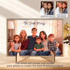 Pixar - Style Portrait from Photo – Custom Family Digital 3D Artwork Gift – Custom Cartoon Portrait from Photo as Digital Download, Wall Art, Pillow, Mug, Blanket, Beach Towel, Keychain, Desk Sign & More 1062413 - DiyGiftly
