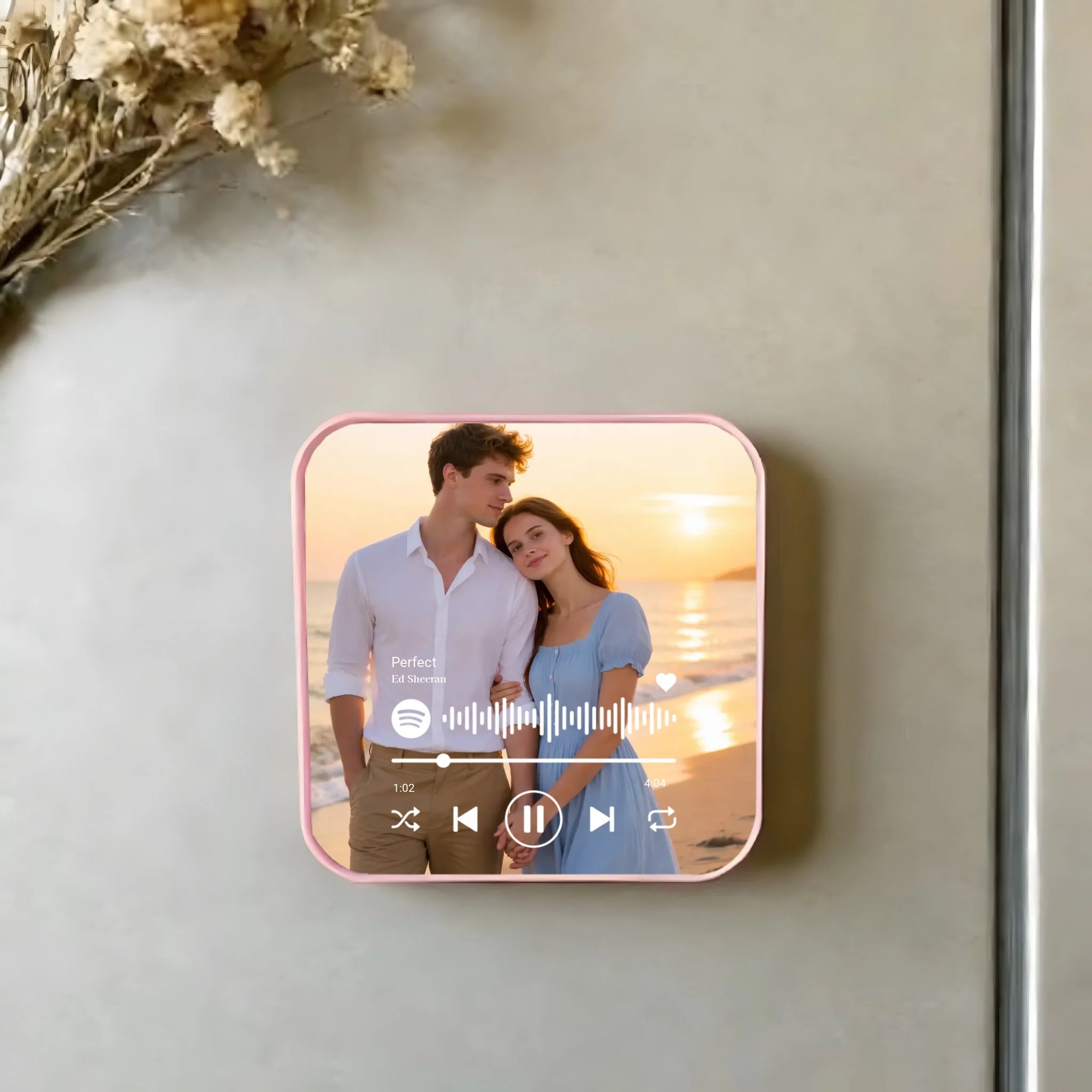 "Play Our Song on the Fridge" – Personalized Bluetooth Music Fridge Magnet, Custom Photo & Song Upload – Romantic Singing Keepsake Gift for Valentine's Day, Anniversary & Couples 1158724 1158637 - DiyGiftly